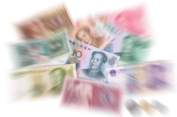 Wall Mural - Chinese currency