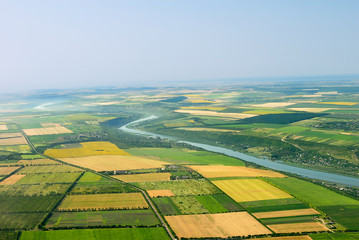 birds eye view of the earth