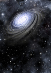 Wall Mural - stars background