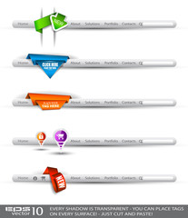 Poster - modern original style web headers
