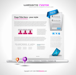 Poster - HighTech Website - Elegant Design