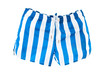 Male swimwear isolated on the white