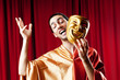 © Elnur - Actor with maks in a funny theater concept