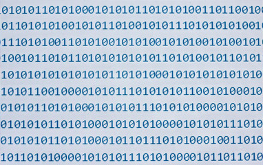 Poster - binary numbers moder communication computer