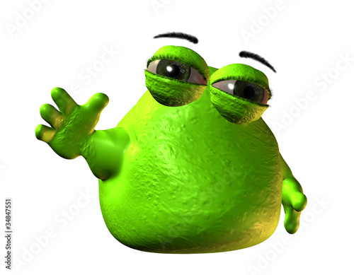 Blob Kleines Grunes Rundes Monster Kaufen Sie Diese Illustration Und Finden Sie Ahnliche Illustrationen Auf Adobe Stock Adobe Stock