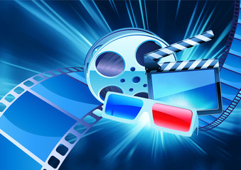 Sticker - cinema background