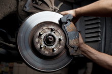 Car Mechanic Repair Brake Pads