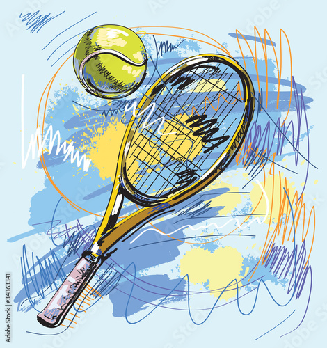 Plakat na zamówienie tennis