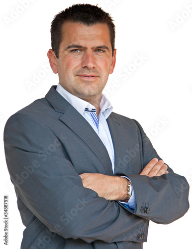 Homme D Affaires Confiant Et Dynamique 30 40 Ans 2 Stock Photo Adobe Stock