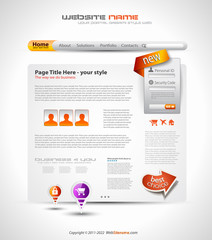 Poster - HighTech Website - Elegant Design