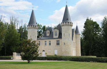 Canvas Print - château d’ Agassac en Gironde