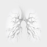 Fototapeta Sypialnia - Tree - Lungs of the Earth / realistic sketch
