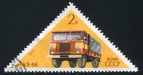 Poster - Soviet truck