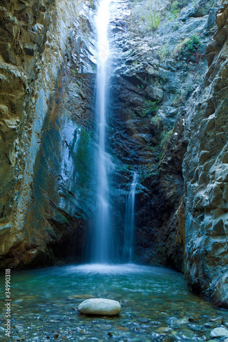 Naklejka na szafę Chantara Waterfalls in Trodos mountains, Cyprus