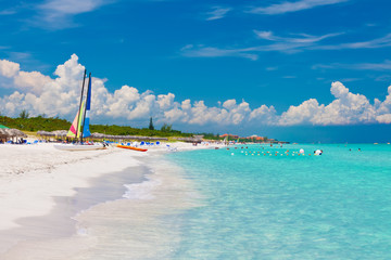 Wall Mural - The beautiful cuban beach of Varadero