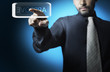 © MR.LIGHTMAN - Business man touching approve screen button
