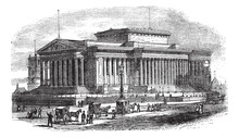 St George's Hall On Lime Street In Liverpool England Vintage Eng