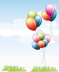 Colorful Birthday Balloons