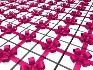 Poster - 3d pink gift