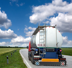 Wall Mural - gasoline tanker