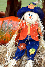 Thanksgiving Halloween Fall Straw Doll