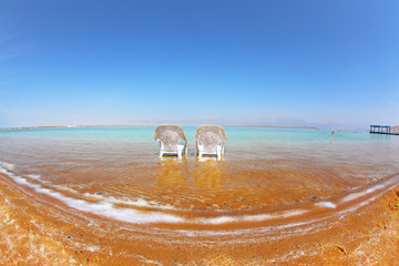 Poster - Medical beach on the Dead Sea