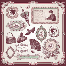Collection Of Vintage Elements