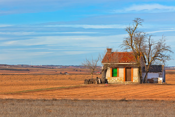 Canvas Print - A spanish farm