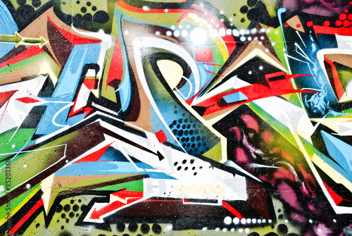 Photo Abstruct Graffiti Fragment