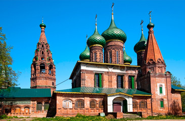 Wall Mural - church of St. Nicholas Wet in Yaroslavl, Russia