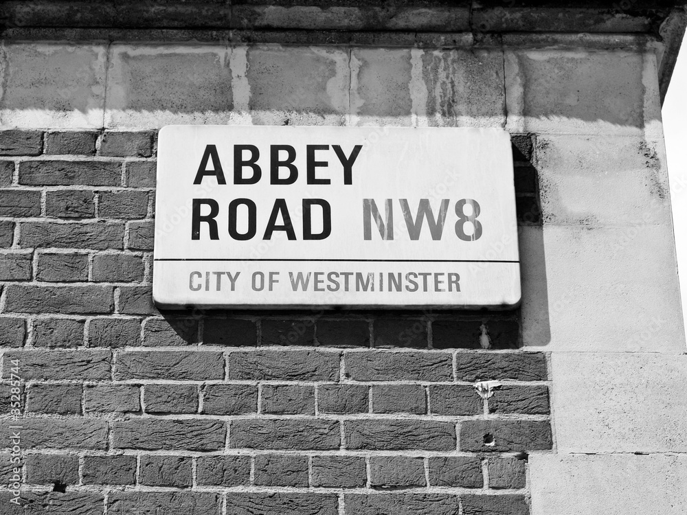 Abbey Road, London, UK - obrazy, fototapety, plakaty 
