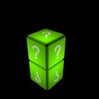 green dice question mark