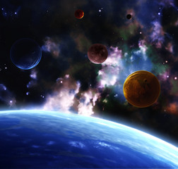 Wall Mural - space
