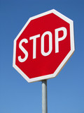 Fototapeta  - Stop - road sign
