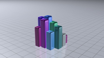 Poster - Coloured bar graph