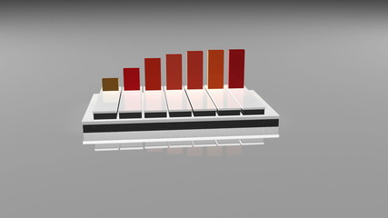 Poster - Red bar graph appearing