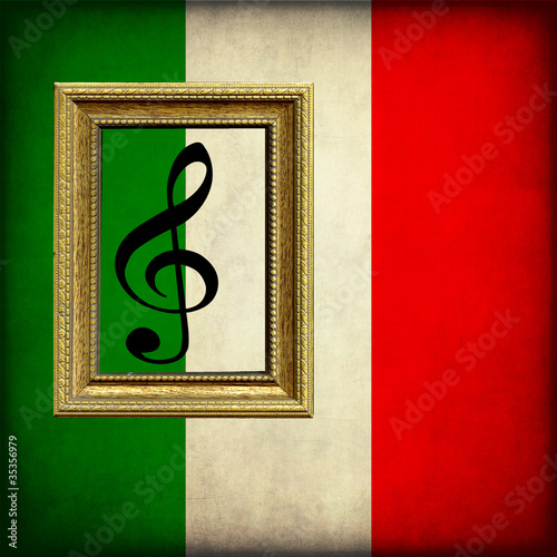 Omaggio All Opera Lirica Italiana Quadro Con Bandiera Italiana Buy This Stock Photo And Explore Similar Images At Adobe Stock Adobe Stock