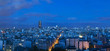Panorama de Paris de nuit
