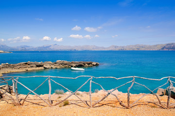 Canvas Print - Alcudia in Mallorca la Victoria turquoise beach