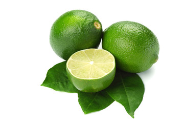 Poster - limes on white