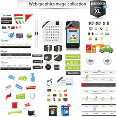 Wall Mural - Web graphics mega collection - Panixxo series