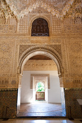 Wall Mural - Alhambra de Granada. The Hall of the Two Sisters
