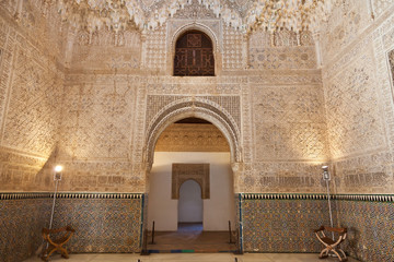 Fototapete - Alhambra de Granada. The Hall of the Two Sisters
