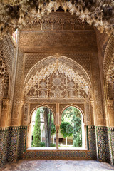 Fototapete - Alhambra de Granada. Observation Point of Daraxa
