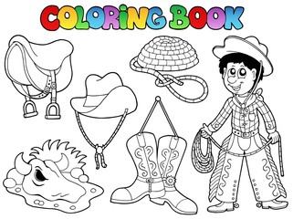 Sticker - Coloring book country collection