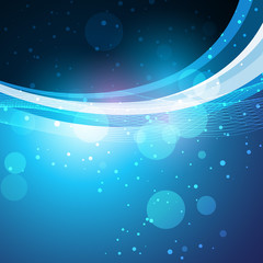 Wall Mural - vector wave