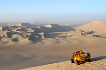 Sand Dessert With Dune Buggy