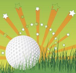 Wall Mural - Golf ball