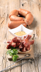 Wall Mural - Roasted sausages