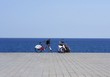 © giupax - Coppia al mare in bicicletta